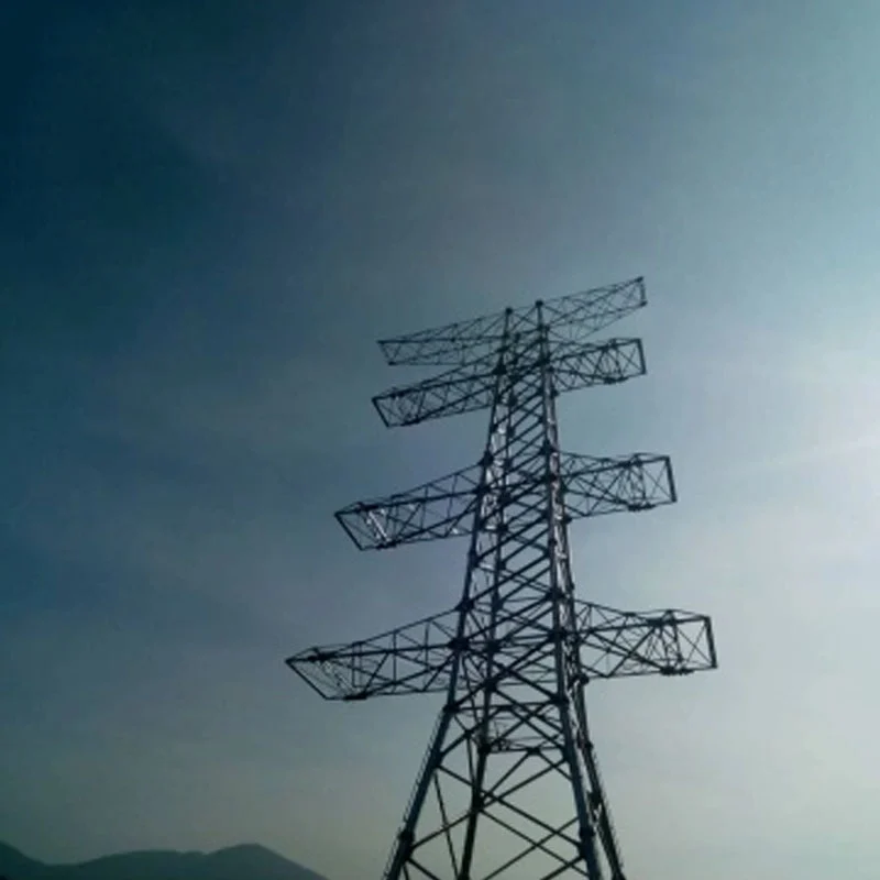 220kV डबल सर्किट जाली स्टील टावर