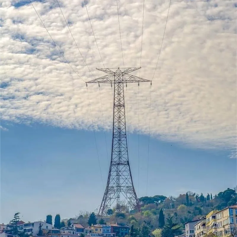 उच्च भोल्टेज स्टील पाइप टावर